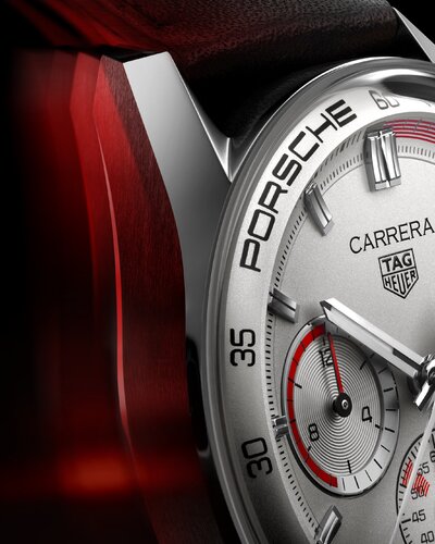 Maak kennis met de TAG Heuer Carrera Chronosprint x Porsche