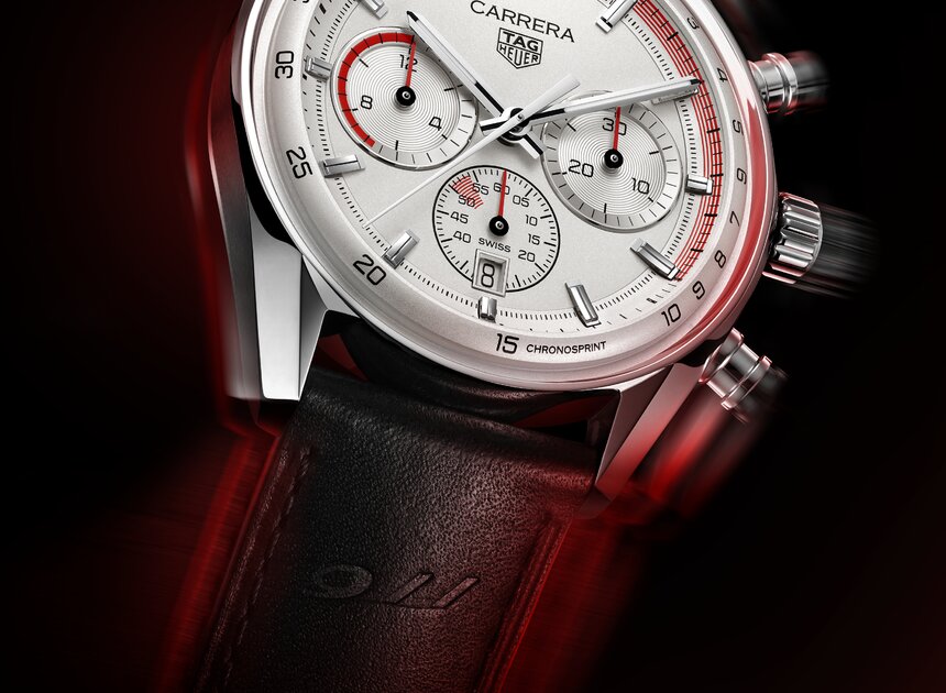 Maak kennis met de TAG Heuer Carrera Chronosprint x Porsche