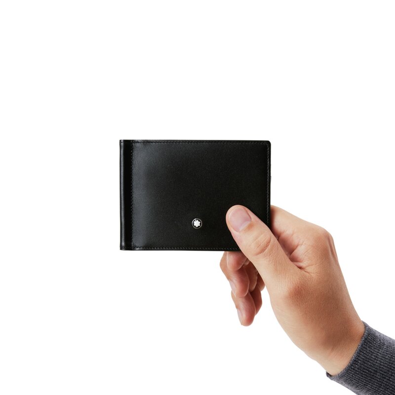 Meisterstück Wallet 6cc Money Clip Black - 5525 - 3