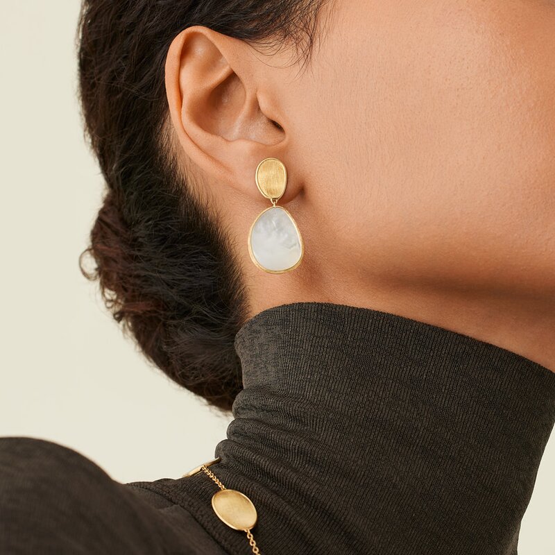 Marco Bicego Lunaria oorbellen - OB1403MPW - 2