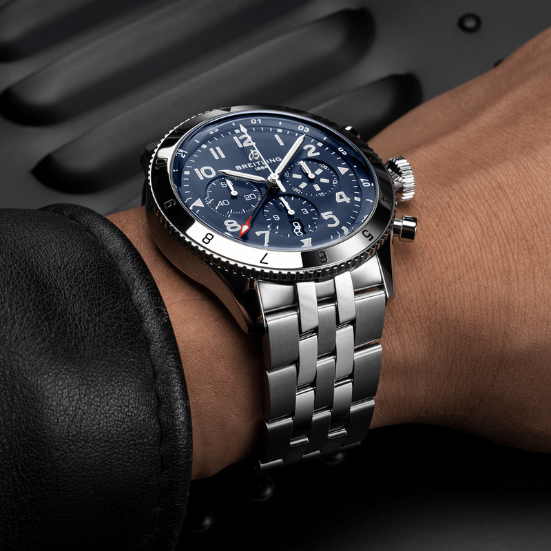 Breitling Classic Avi Tribute To Vought F4u Corsair 46mm - AB04451A1C1A1 - 5