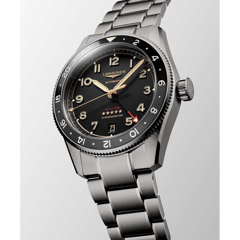 Longines Spirit Zulu Time 39mm - L3.802.1.53.6 - 2