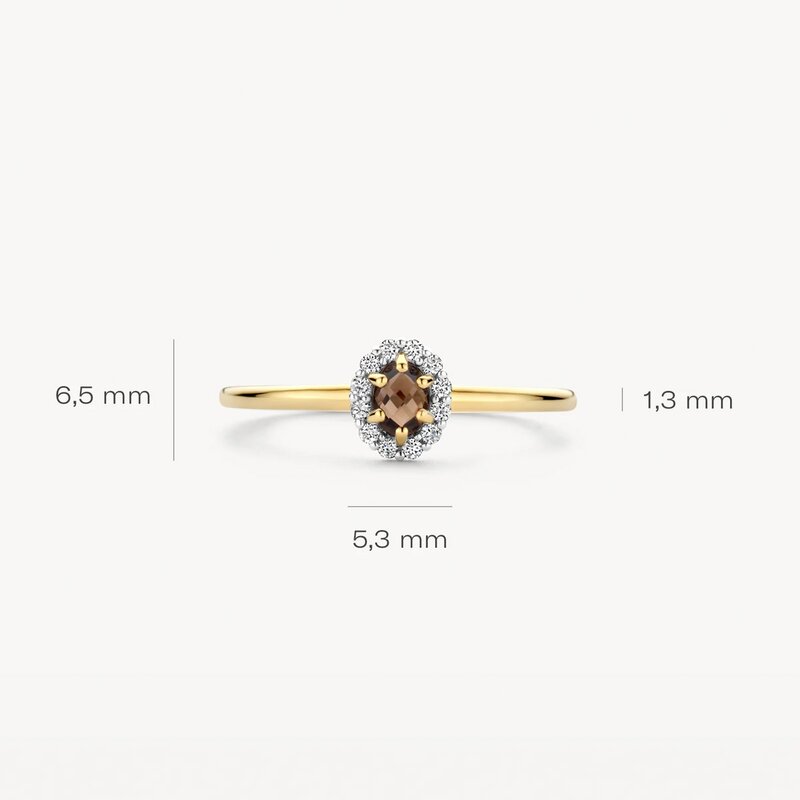 Blush ring - 1258YSQ - 4