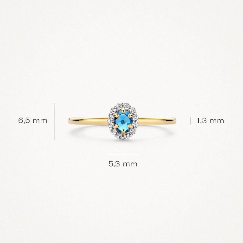 Blush ring - 1258YLB - 3