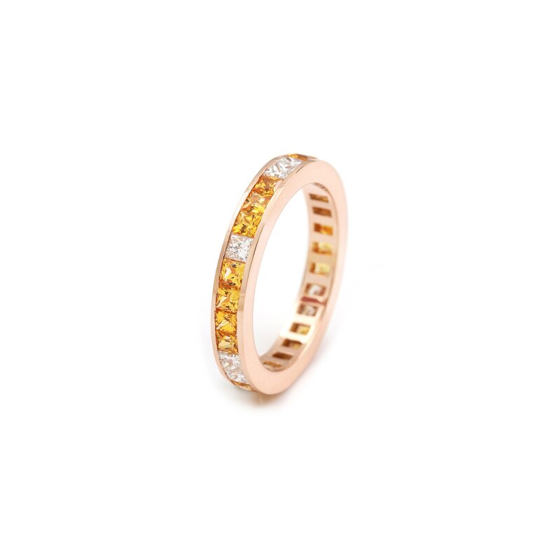 Roxa ring - AL26-2-YELLOWSAPPHIRE - 1