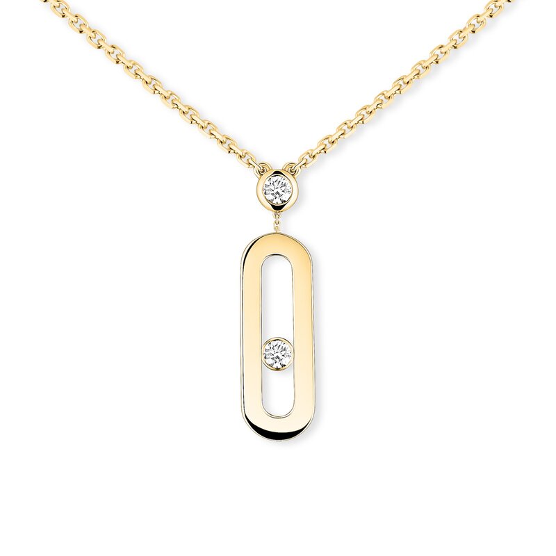 Messika Move Uno halsketting Messika Move Uno halsketting - 10111YG - 2