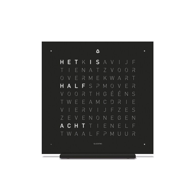 Qlocktwo Earth 13.5 Deep Black Qlocktwo Earth 13.5 Deep Black - T4B2NLSSBL - 2