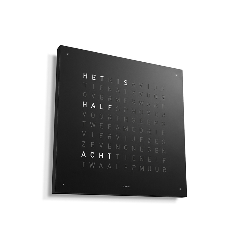 Qlocktwo Earth 45 Black Pepper - QT4NLBLPC - 1