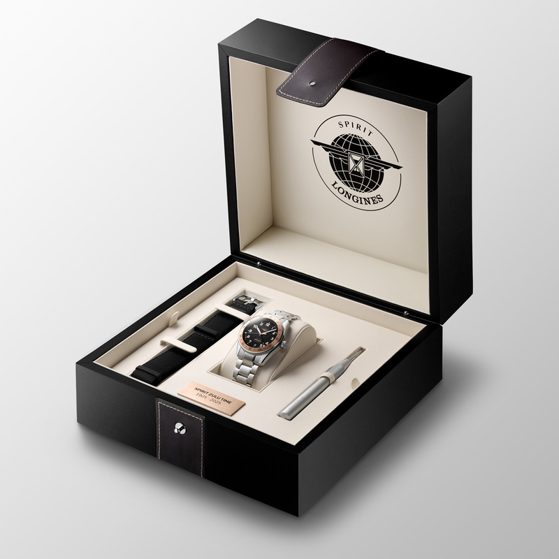 Longines Spirit Zulu Time 39mm - L3.803.5.53.6 - 4