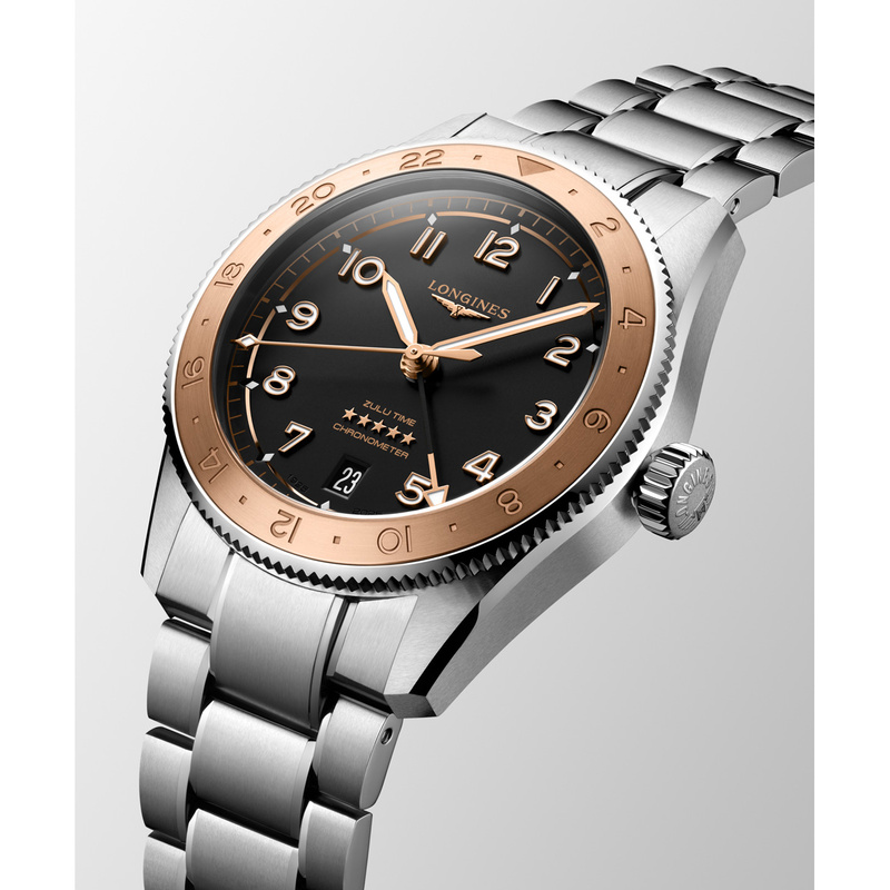 Longines Spirit Zulu Time 39mm - L3.803.5.53.6 - 2