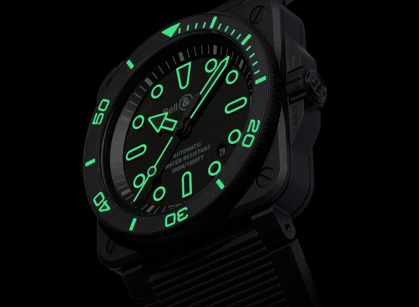 Licht in het diepe: Bell & Ross BR-03 Diver Lum Outline bij Juwelier Vanhoutteghem