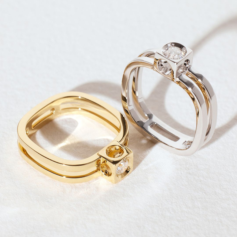 Dinh Van Le Cube ring - 208901 - 5