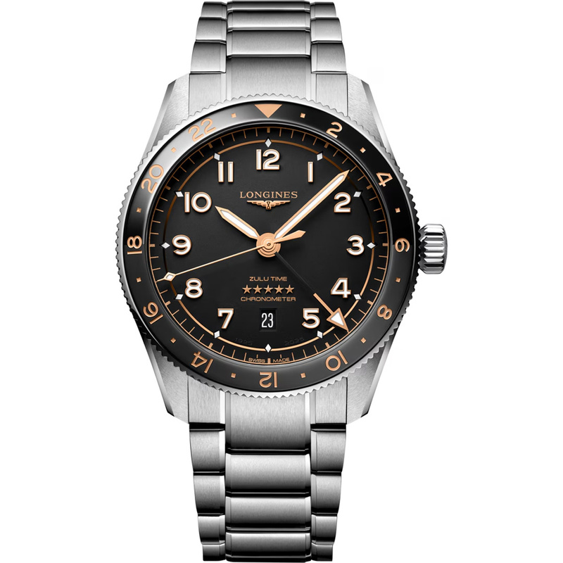 Longines Spirit Zulu Time 42mm - L3.812.4.50.6 - 1