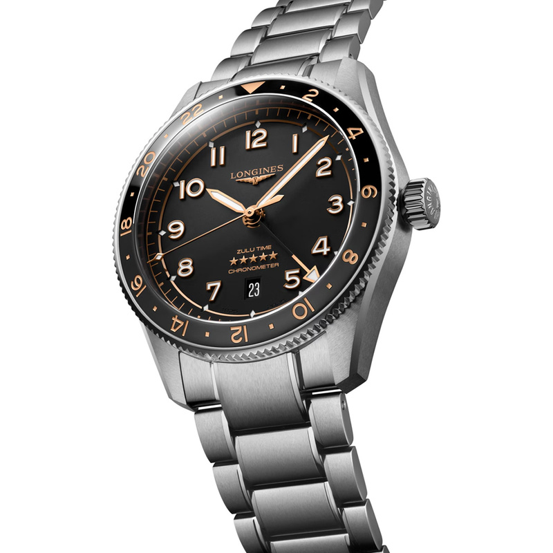 Longines Spirit Zulu Time 42mm - L3.812.4.50.6 - 2
