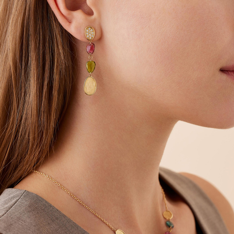 Marco Bicego Lunaria oorbellen - OB1899BTM01 - 3