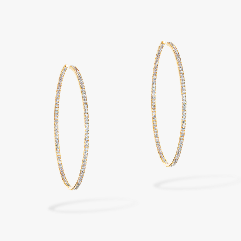 Messika Gatsby oorbellen - 04686YG - 1