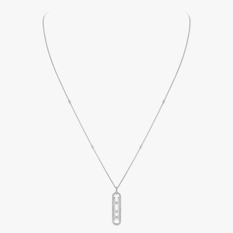 Messika Move Classique halsketting - 10032WG - 1