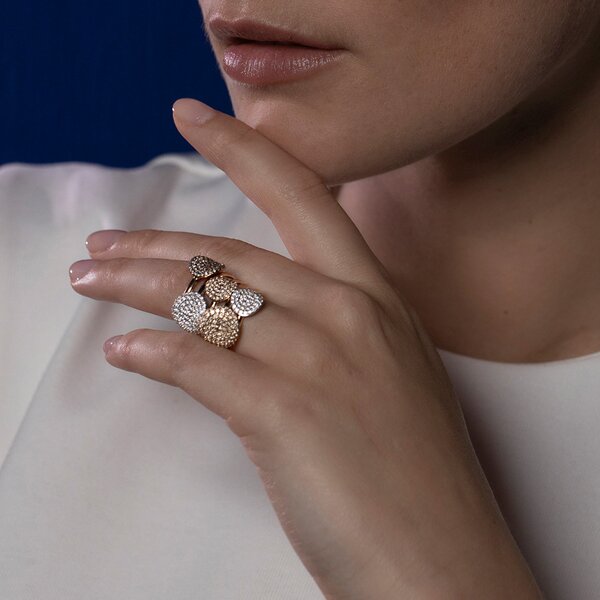 BIGLI Mini Wave ring 23R184RWDIA