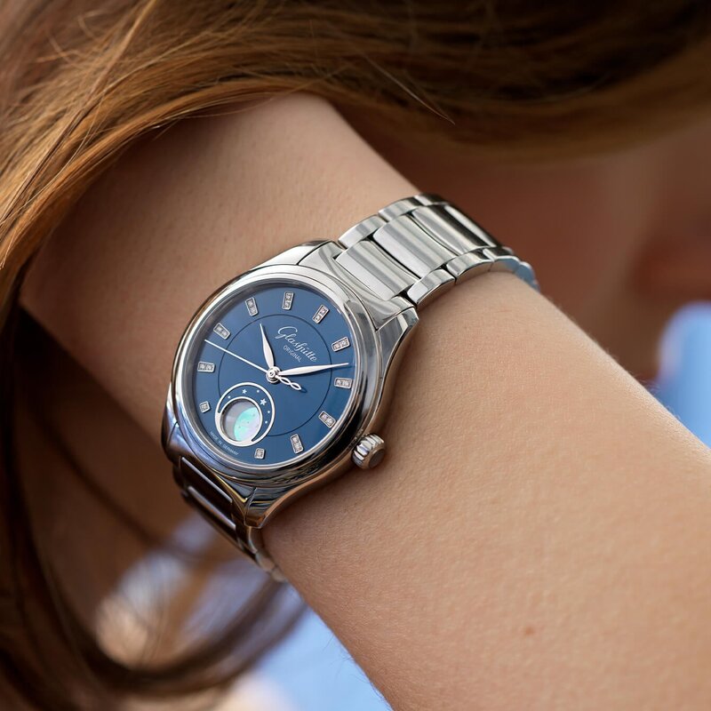 Glashütte Original Ladies Serenade Luna 32,5mm - 1-35-14-03-02-14 - 3