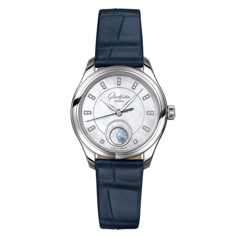 Glashütte Original Ladies Serenade Luna 32,5mm - 1-35-14-02-02-04 - 1