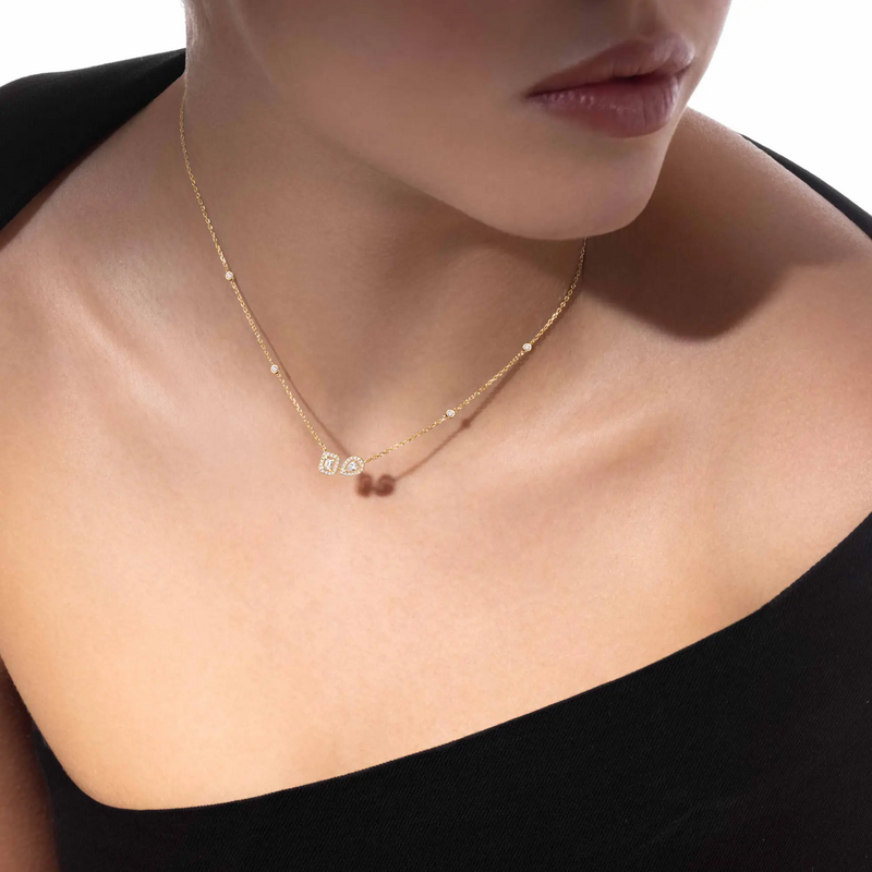 Messika My Twin halsketting - 14534YG - 3