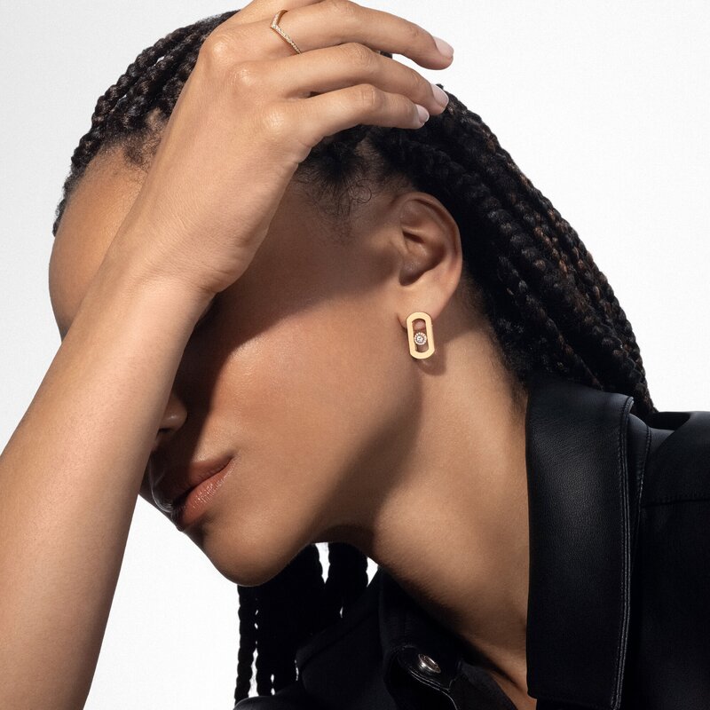 Messika So Move oorbellen - 12930YG - 2
