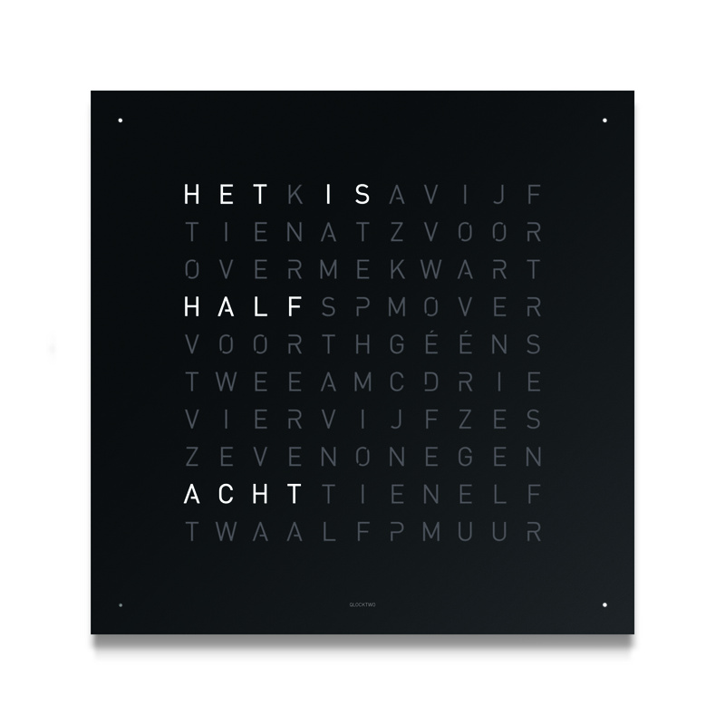 Qlocktwo Earth 45 Black Pepper Qlocktwo Earth 45 Black Pepper - QT4NLBLPC - 2