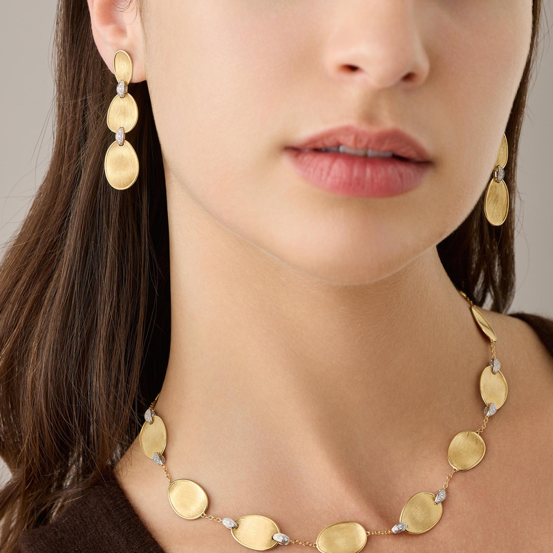 Marco Bicego Lunaria oorbellen - OB1461BYW - 2
