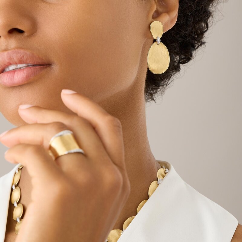 Marco Bicego Lunaria oorbellen - OB1460BYW - 2