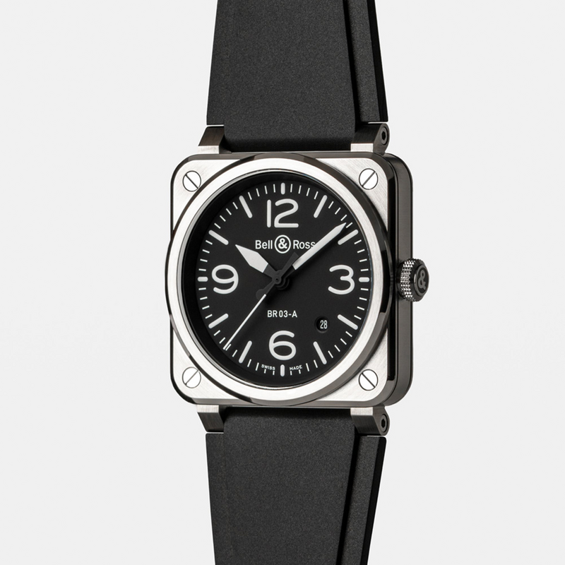 Bell & Ross Br03 41mm - BR03A-BL-ST/SRB - 2
