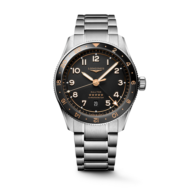 Longines Spirit Zulu Time 42mm - L3.812.4.50.6 - 1