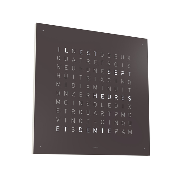 Qlocktwo Earth 45 Espresso Limited Edition