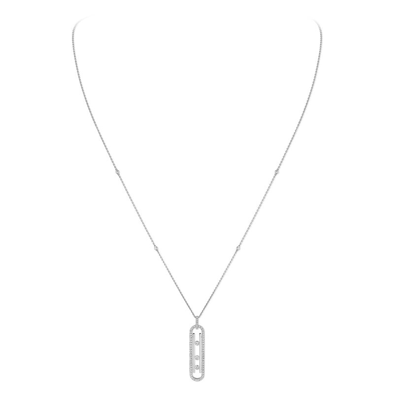 Messika Move Classique halsketting - 10032WG - 3