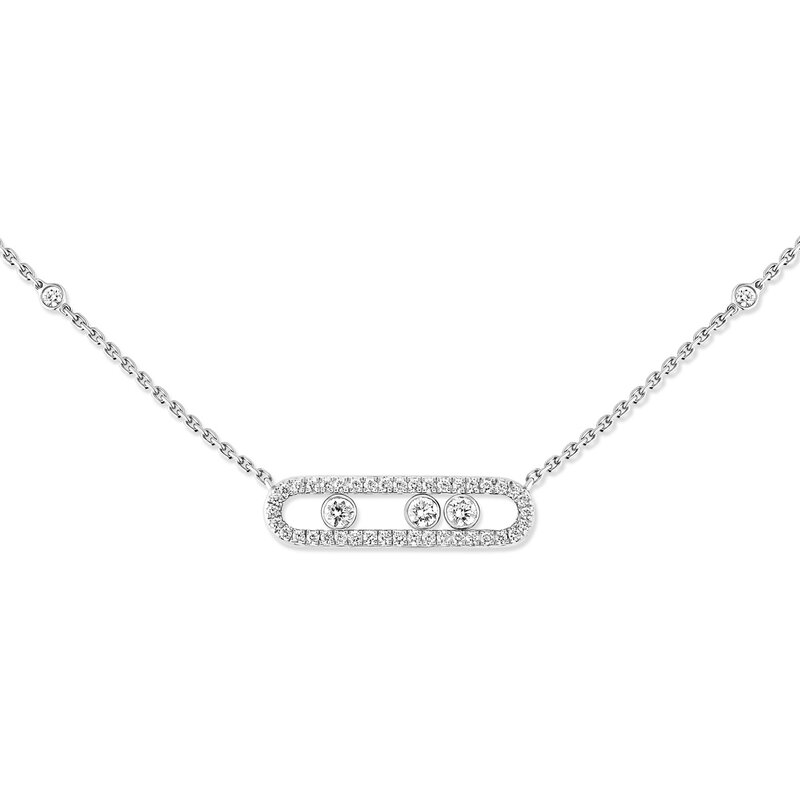 Messika Baby Move halsketting Messika Baby Move halsketting - 04322WG - 2