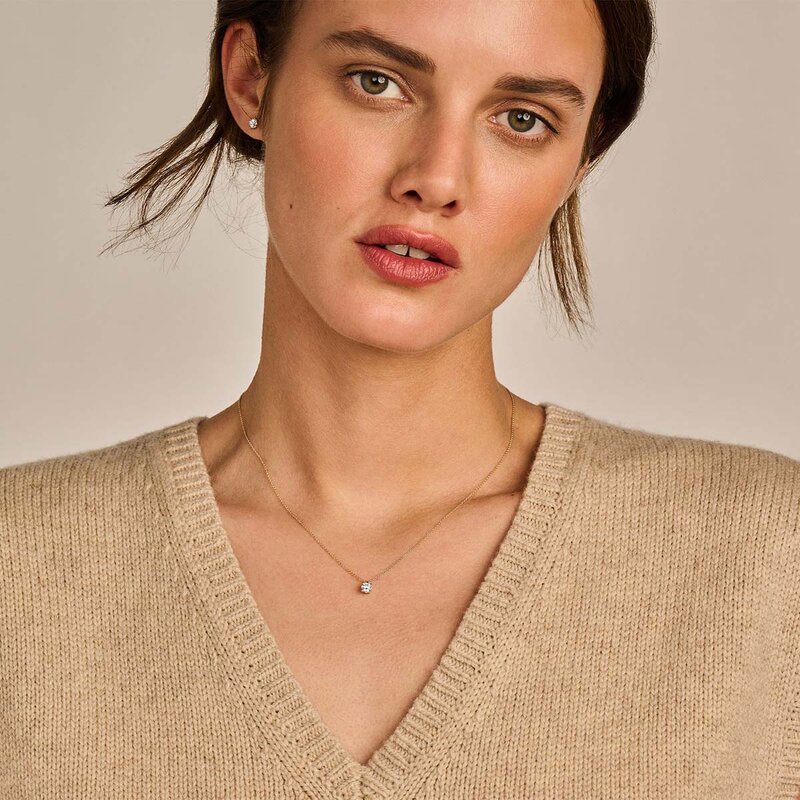 Blush Lab Diamonds halsketting - LG3002Y - 2