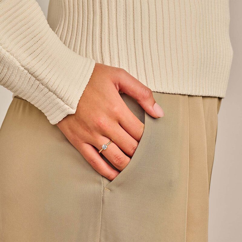 Blush Lab Diamonds ring - LG1003Y - 3