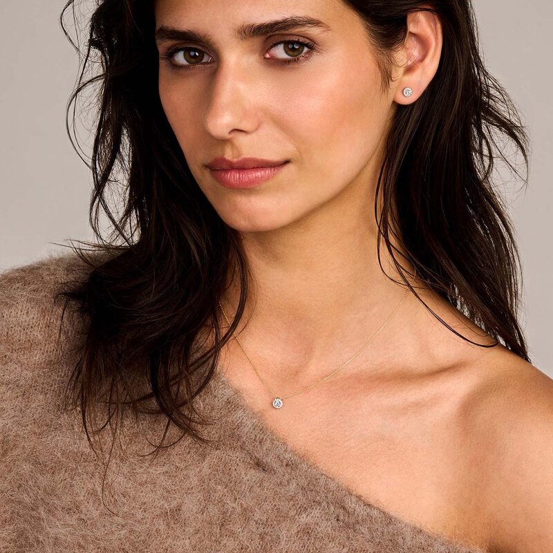 Blush Lab Diamonds halsketting - LG3010Y - 3