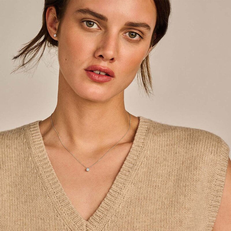 Blush Lab Diamonds halsketting - LG3002W - 2