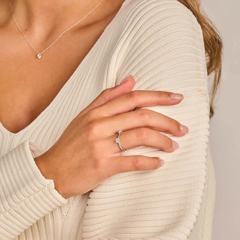 Blush Lab Diamonds ring - LG1001W - 3