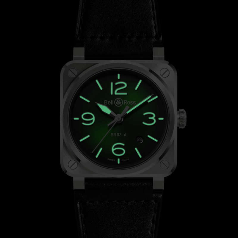 Bell & Ross Br-03 Green Steel 41mm - BR03A-GN-ST/SCA - 2