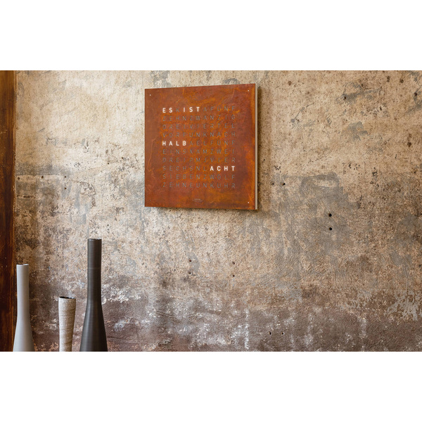 Qlocktwo Classic Creator's Edition Rust