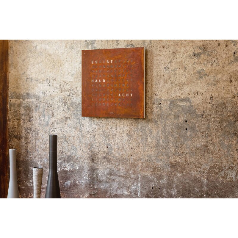 Qlocktwo Classic Creator's Edition Rust - QT4NLRT - 1