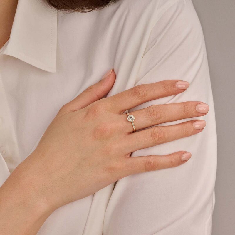 Blush Lab Diamonds ring - LG1058Y - 2