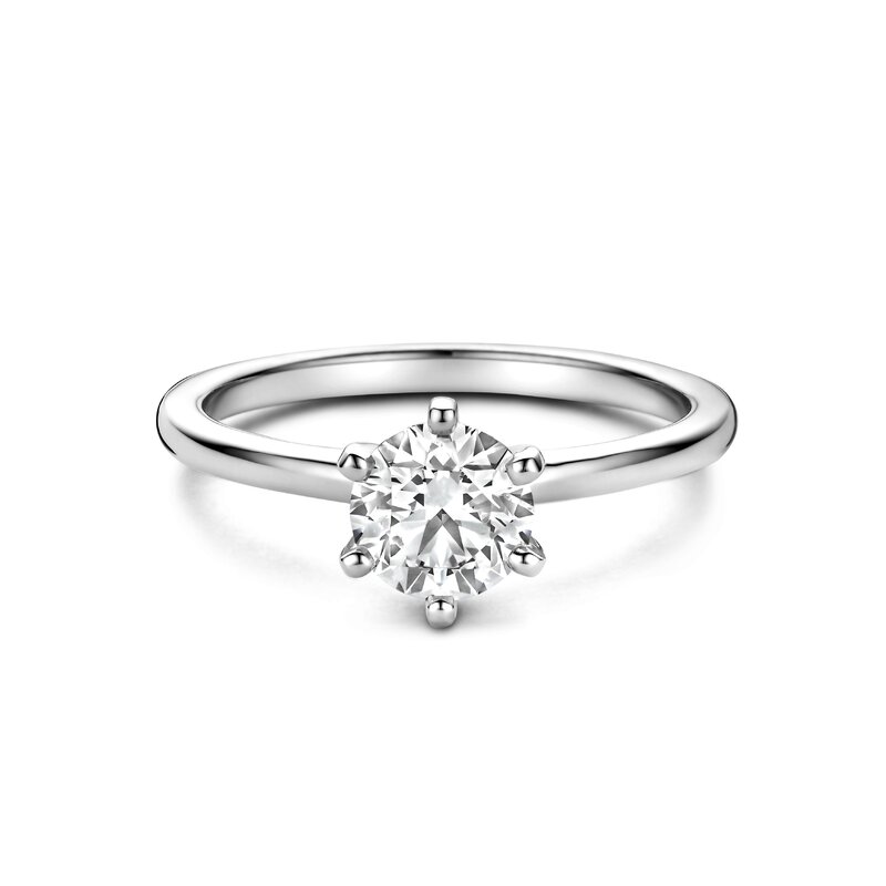 Treasured by Lien Solo verlovingsring - BR6-13-C-W/90 - 1