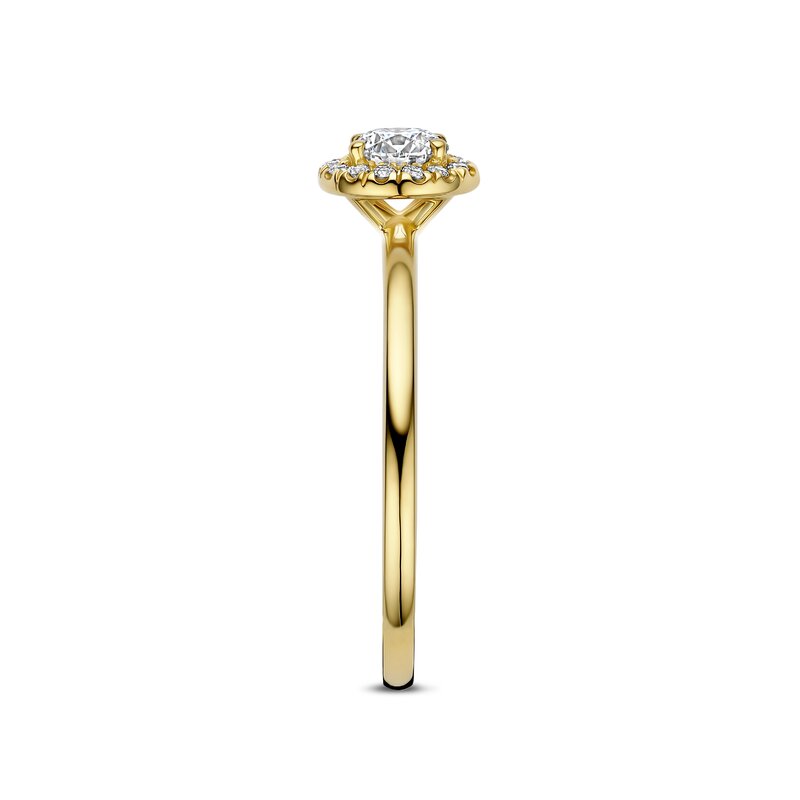 Treasured by Lien Halo verlovingsring - BR4-14-C-G/30 - 2