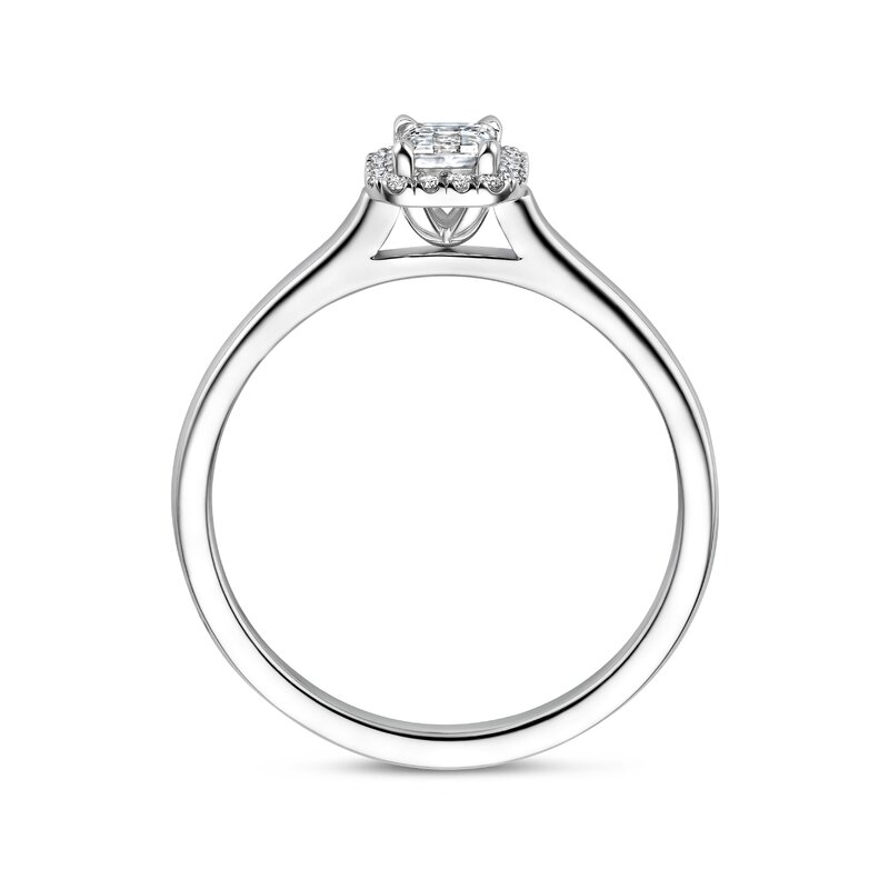 Treasured by Lien Halo verlovingsring - EM4-14-C-W/30 - 3