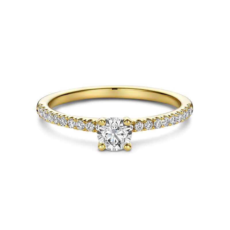 Treasured by Lien Pavé verlovingsring - BR4-23-C-G/30 - 1