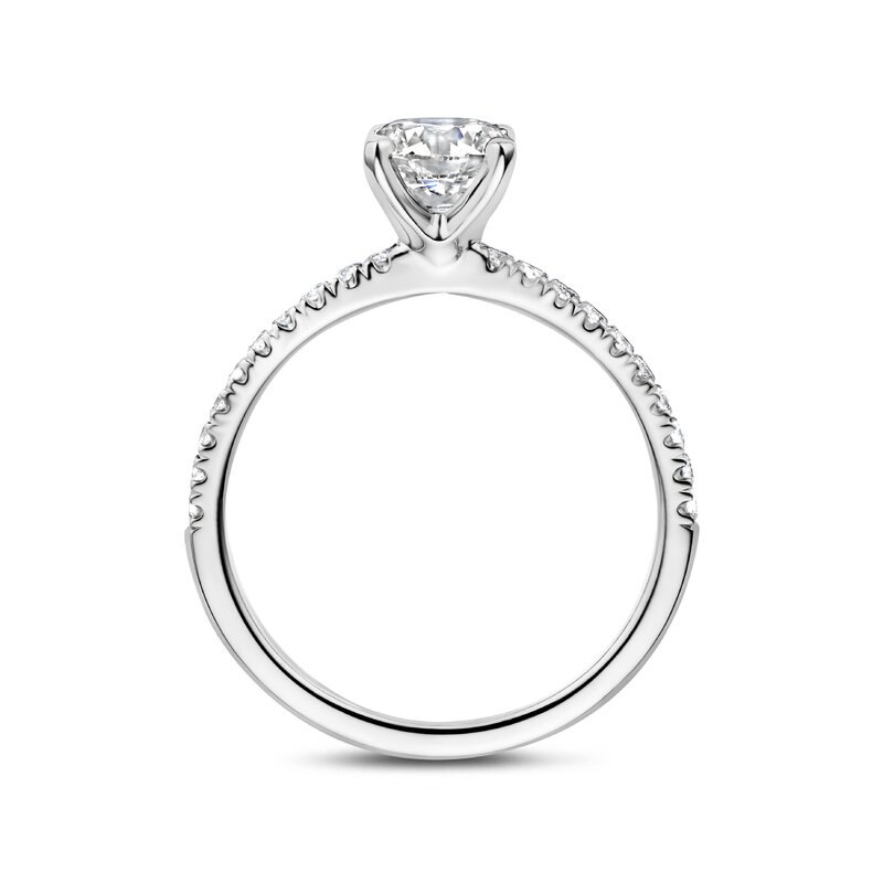 Treasured by Lien Pavé verlovingsring - BR4-23-C-W/90 - 3