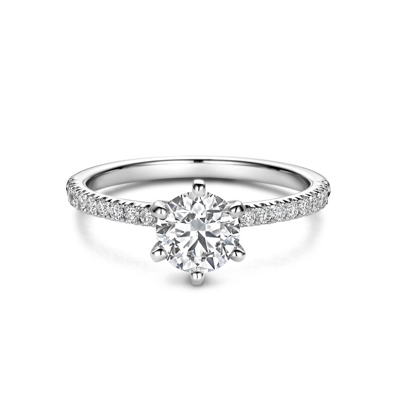 Treasured by Lien Pavé verlovingsring - BR6-23-C-W/90 - 1