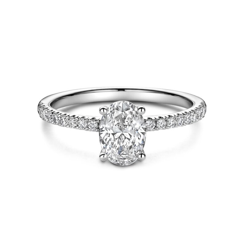 Treasured by Lien Pavé verlovingsring - OV4-23-C-W/90 - 1